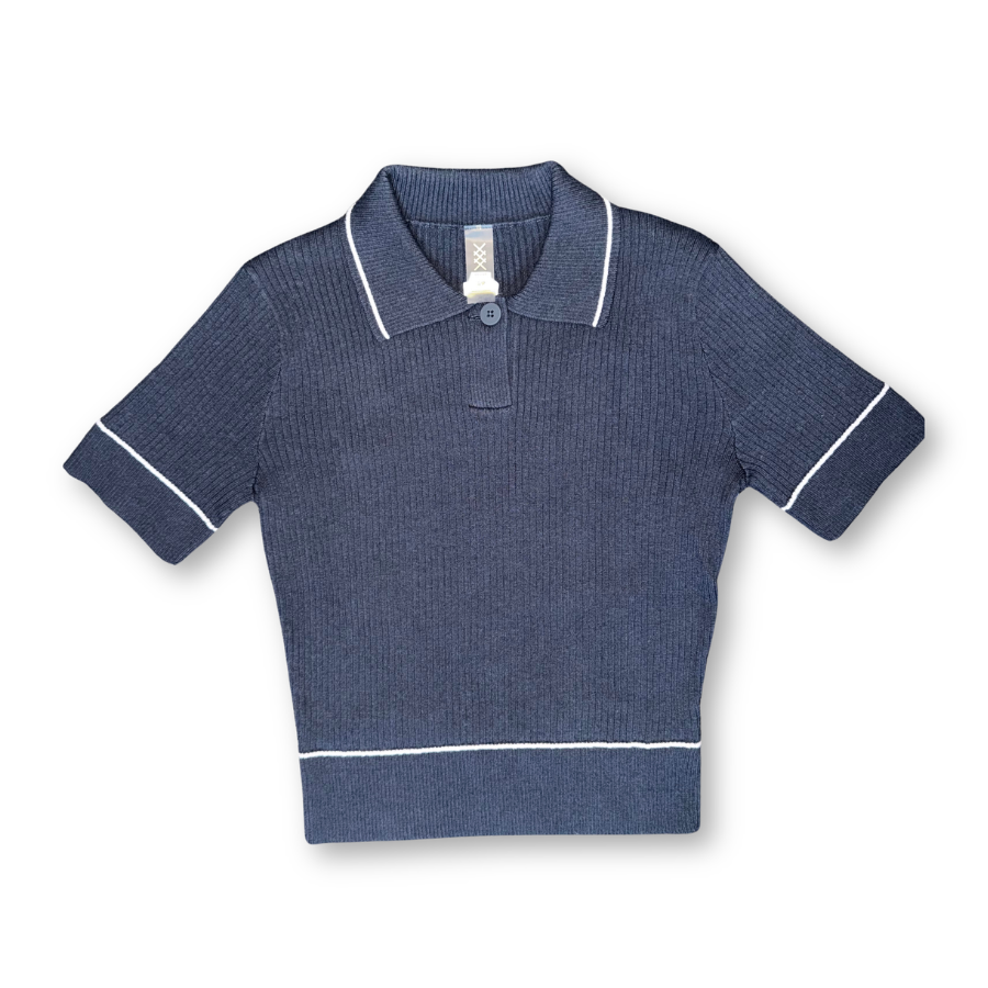 Rhone Birdie Sweater Polo-Navy Blue