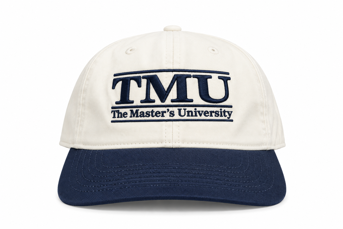TMU Retro Cream & Navy Hat
