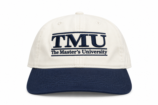 TMU Retro Cream & Navy Hat