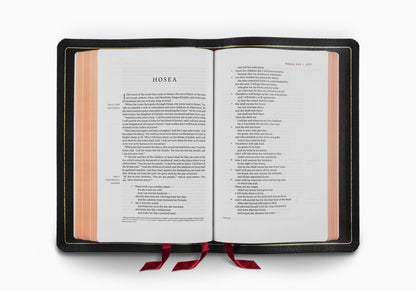 ESV Heirloom Bible Single Column (Goatskin, Black)