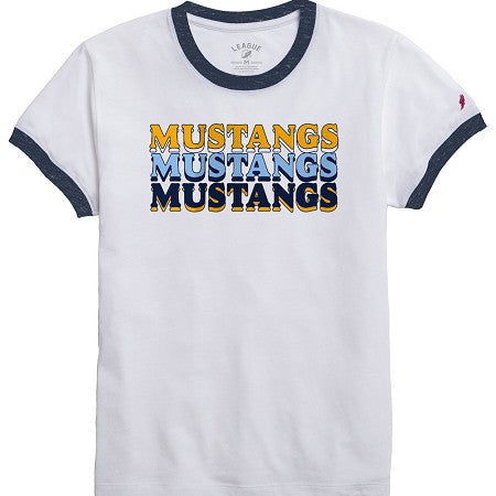 Mustangs Women's Intramural Ringer Tee