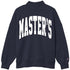 Master's Navy Diana Mock Neck Women's