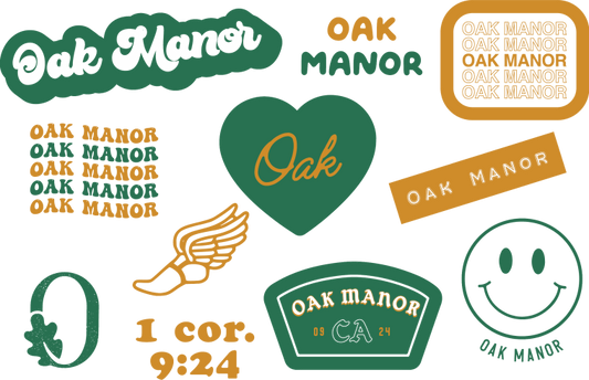 Oak Manor - Sticker Sheet
