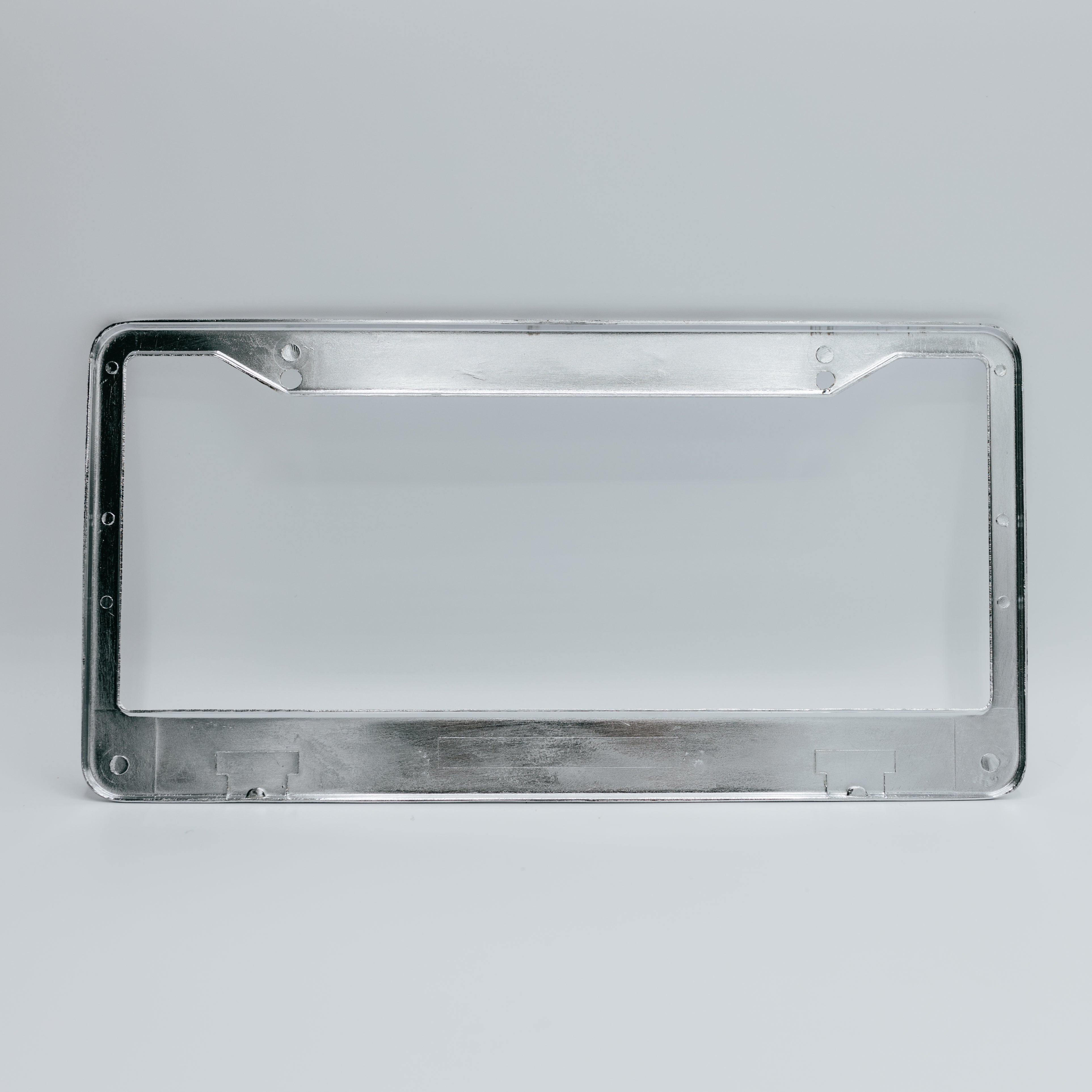 BYU License Plate Frame - Chrome Plastic Brigham Young University School Pride Accessory