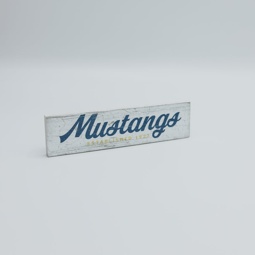 Mustangs Pine Magnet