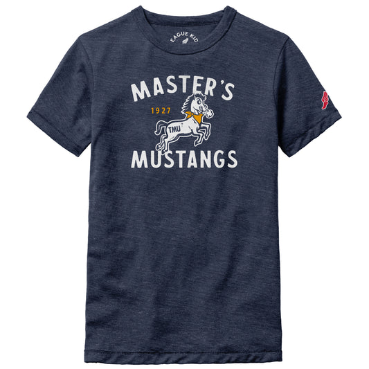 Youth Heather Navy Monty Tee