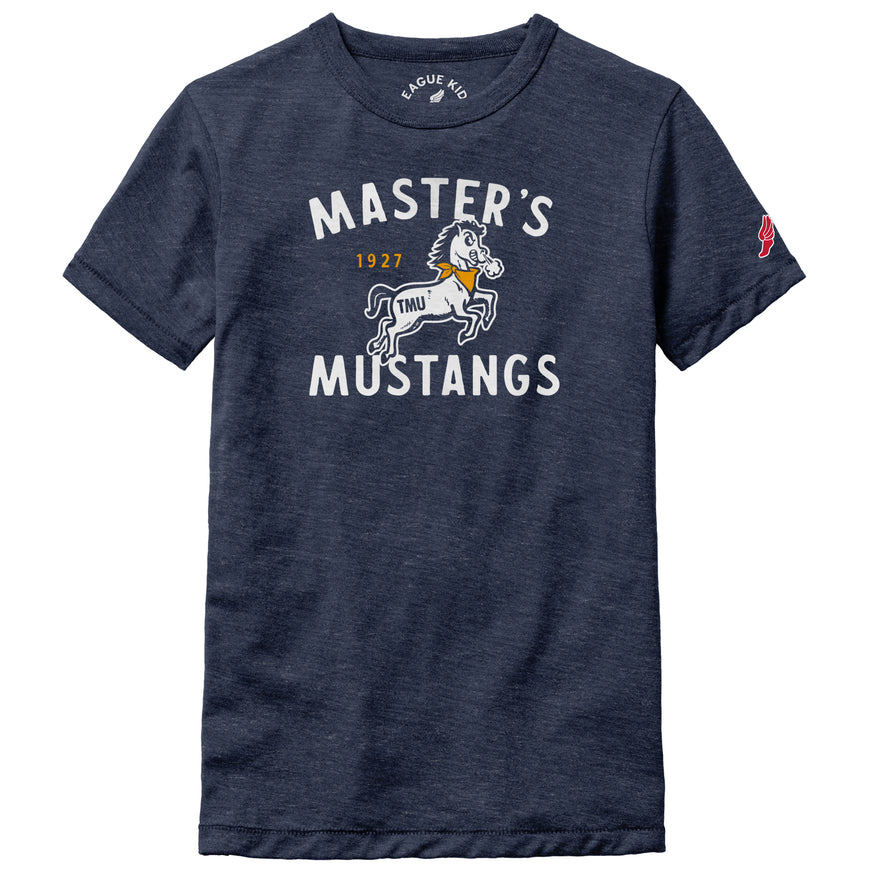 Youth Heather Navy Monty Tee