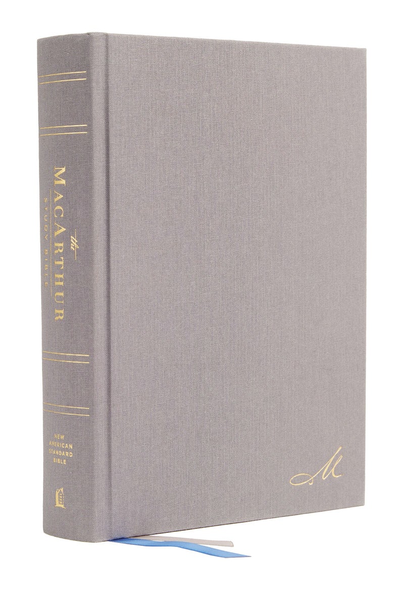 NASB, MacArthur Study Bible, 2nd Edition Hard Cover (Gray)