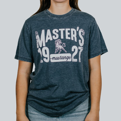 Heather Navy Mustang Tee