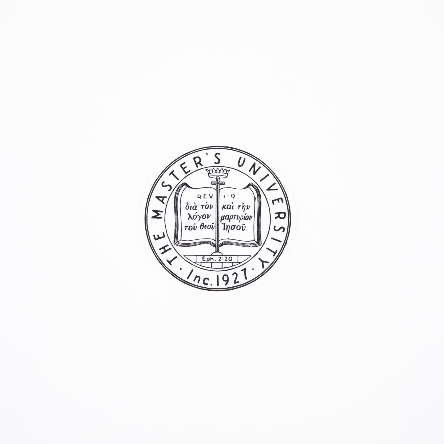 TMU Seal Sticker