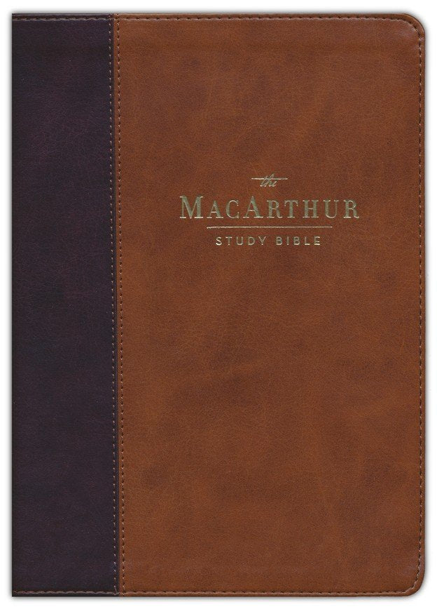 NASB, MacArthur Study Bible, 2nd Edition Leathersoft Brown (Indexed)