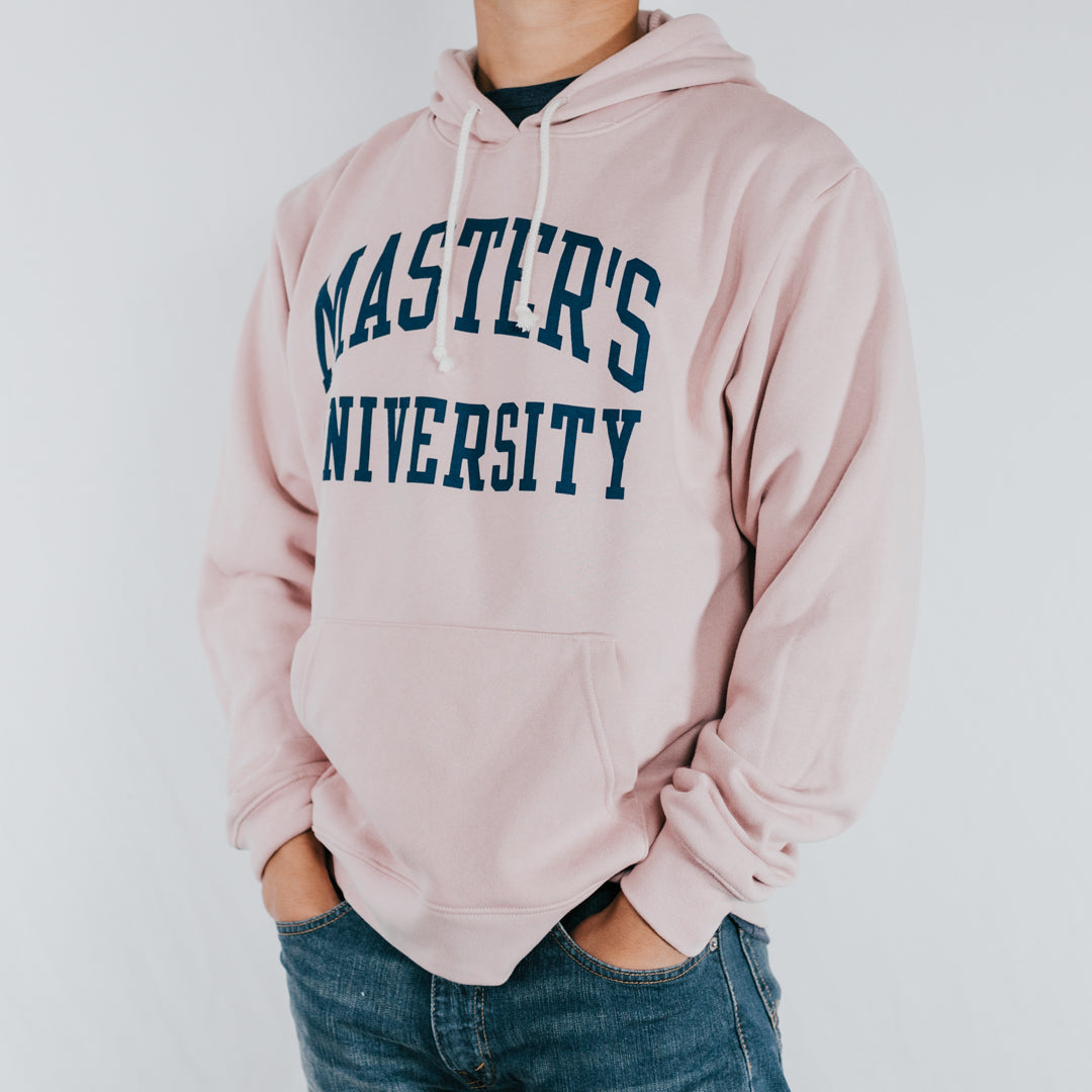 Master's Essential Fleece Hoodie Dusty Rose