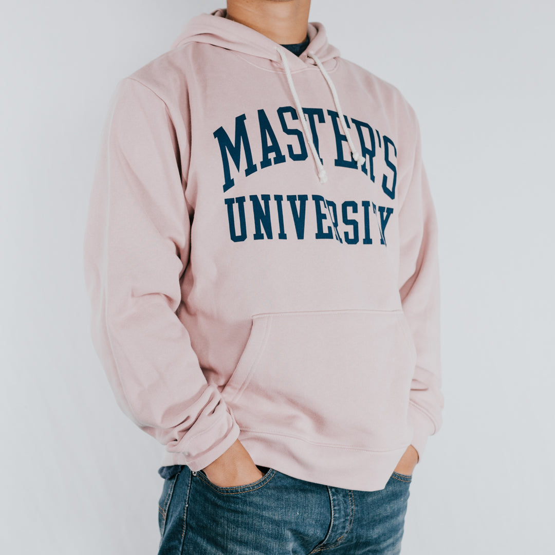 Master's Essential Fleece Hoodie Dusty Rose