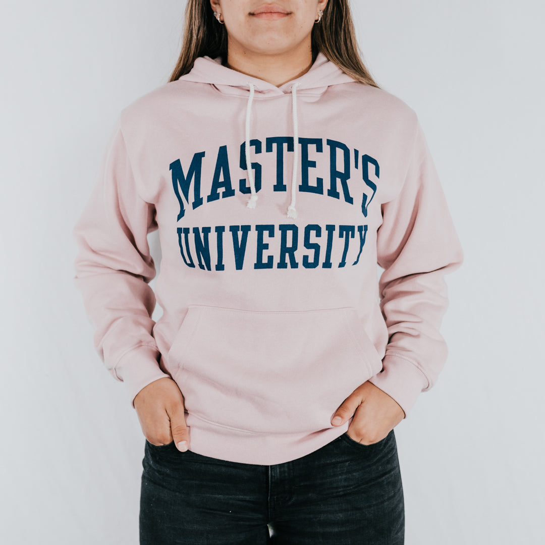 Master's Essential Fleece Hoodie Dusty Rose