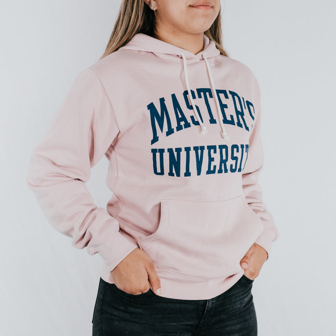 Master's Essential Fleece Hoodie Dusty Rose