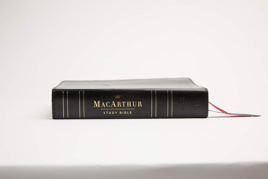 NASB, MacArthur Study Bible, 2nd Edition Leathersoft Black