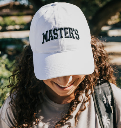 White Master's Relaxed Twill Hat