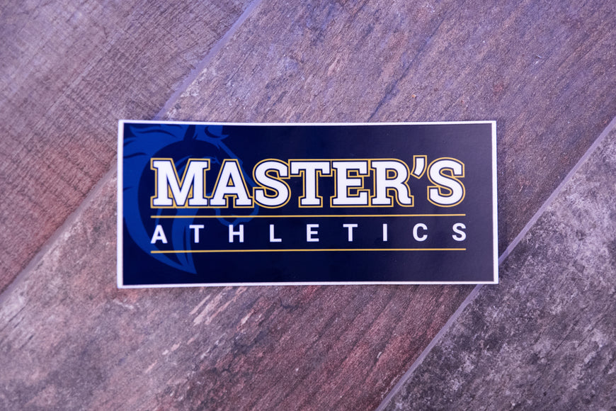 Large Master's Athletics Sticker
