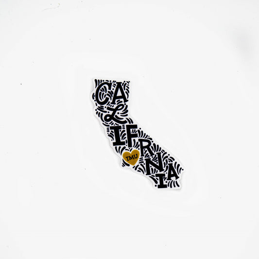 Large California State Sticker